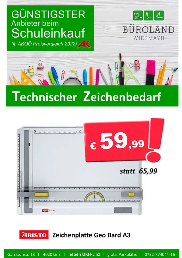 Büroland Wiesmayr Technischer Zeichenbedarf