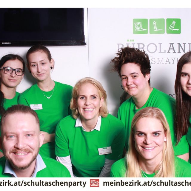 Schultaschenparty Büroland Linz