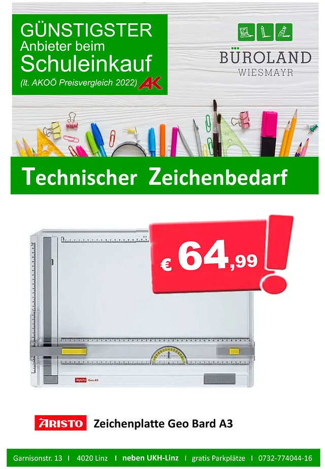 Büroland Wiesmayr Technischer Zeichenbedarf