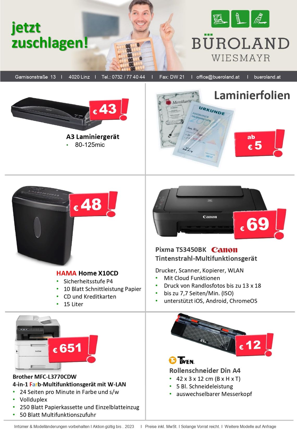 Büroland Wiesmayr Notebooks Neu