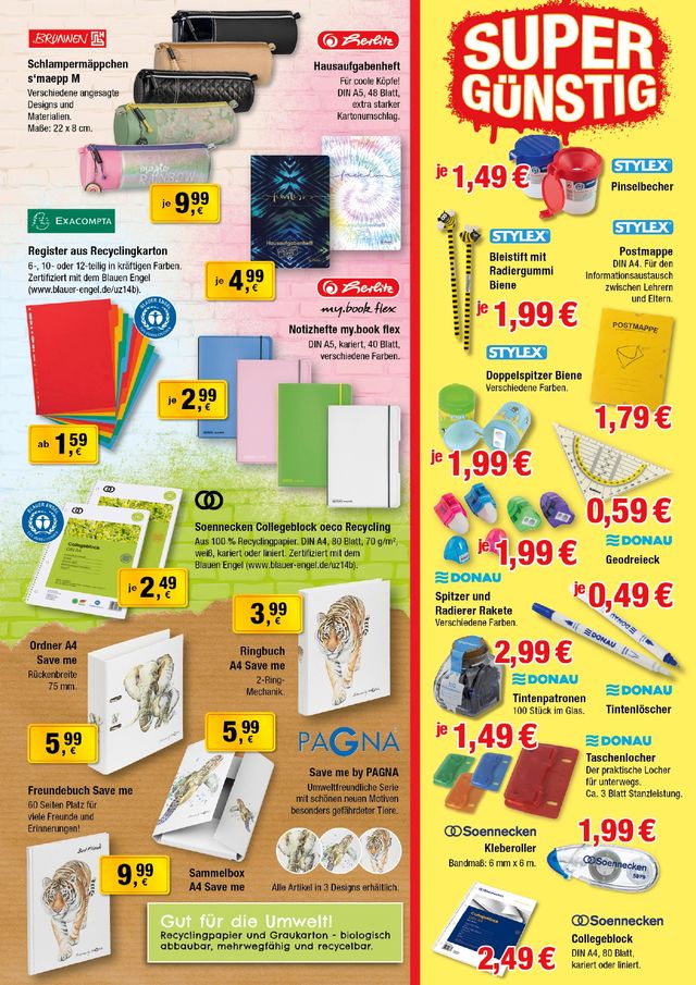Büroland Wiesmayr, Schul-Aktionen